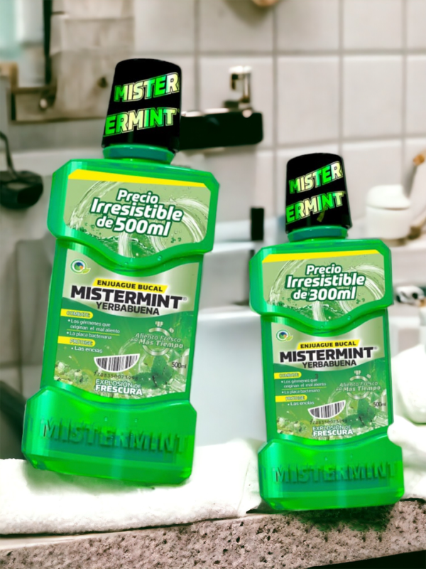 MisterMint Clasicc, Full Proteccion, Menta Fresca y Yerbabuena 300 ml y 500 ml