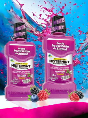 MisterMint Clasicc, Full Proteccion, Menta Fresca y Yerbabuena 300 ml y 500 ml