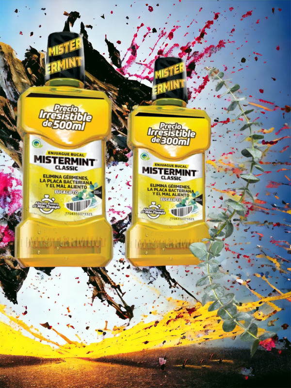 MisterMint Clasicc, Full Proteccion, Menta Fresca y Yerbabuena 300 ml y 500 ml