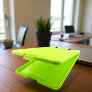 Porta Documentos Con Clip - Verde