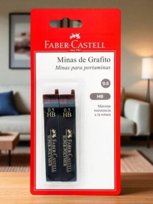 Minas Faber-Castell 0.5 mm Caja x12